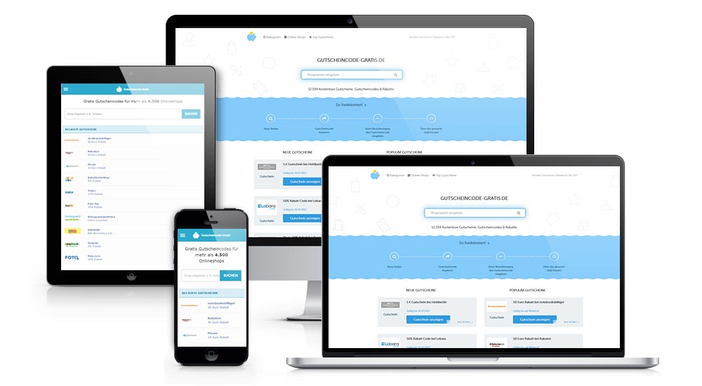 Gutscheincode Gratis / Gutscheinportal